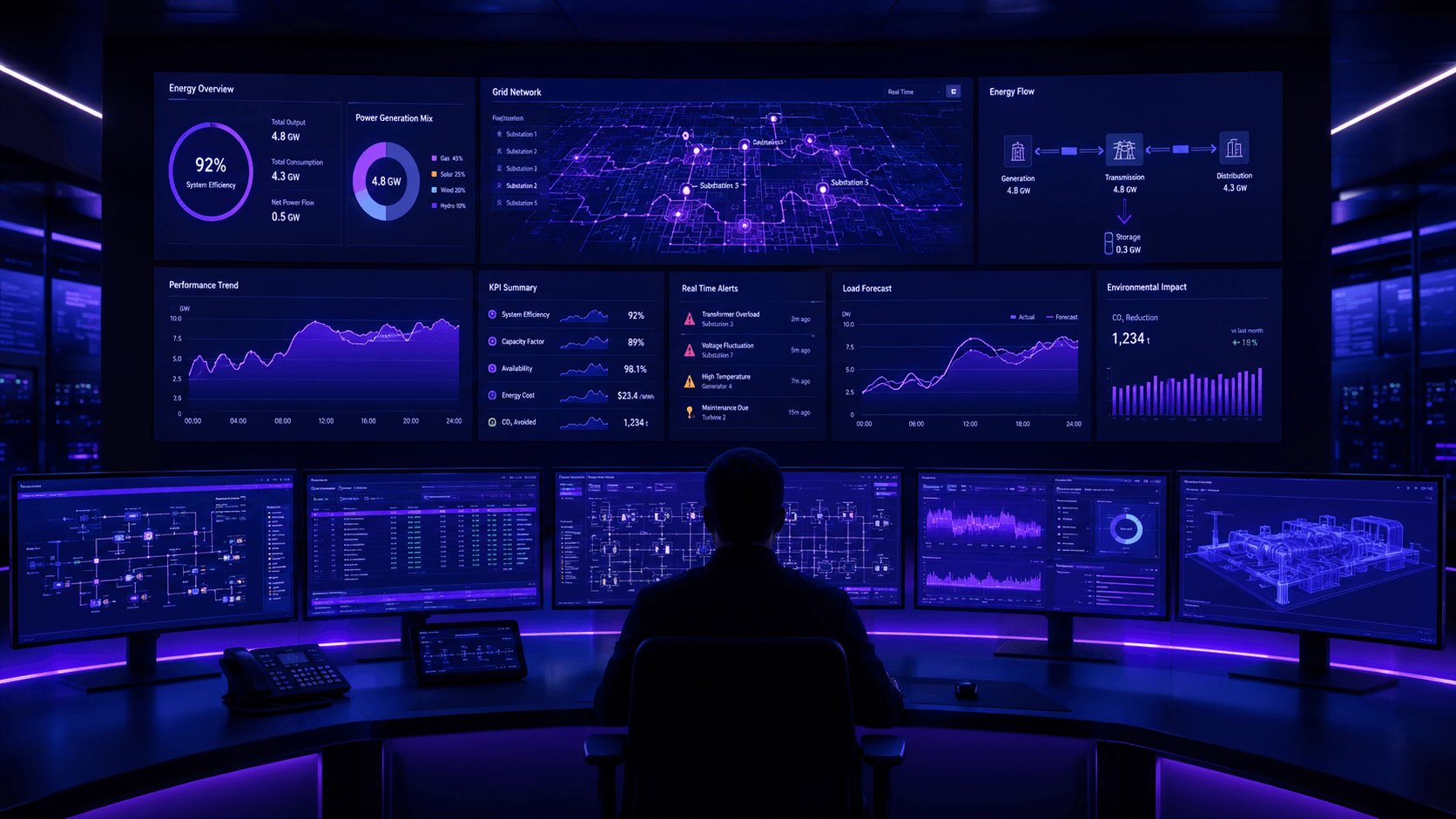 Digital Energy und Echtzeit-Monitoring für industrielle Energiesysteme